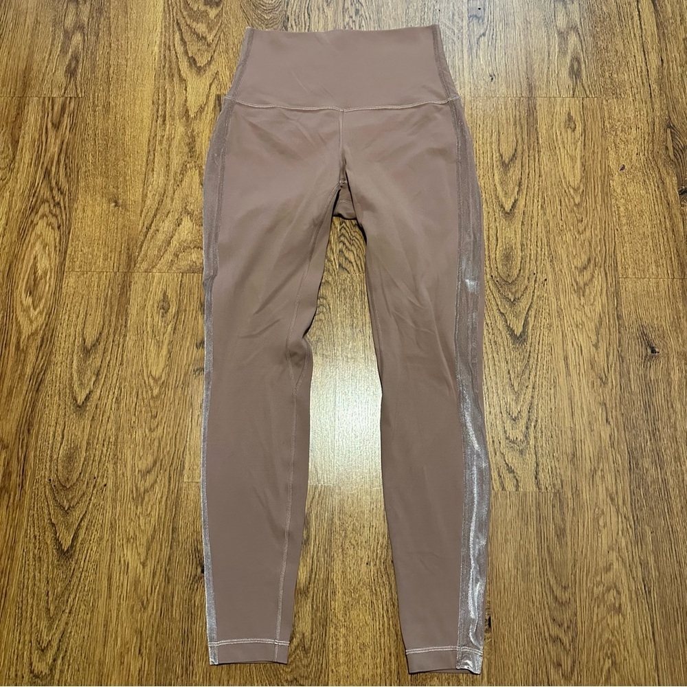 Lululemon Athletica high rise Brown High-Waisted Leggings size 8 active wear